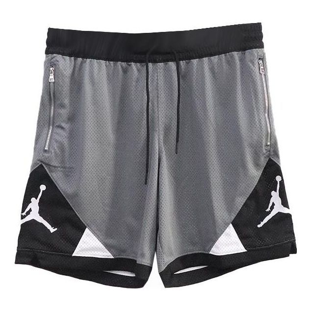 Air Jordan Jumpman Diamond Shorts 'Grey Black White' CU2350-084 sold by KicksCrew