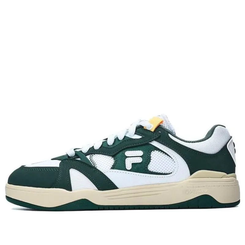 FILA FUSION Smash Sneakers 'White Green Beige' T12M323201FWG sold by KicksCrew