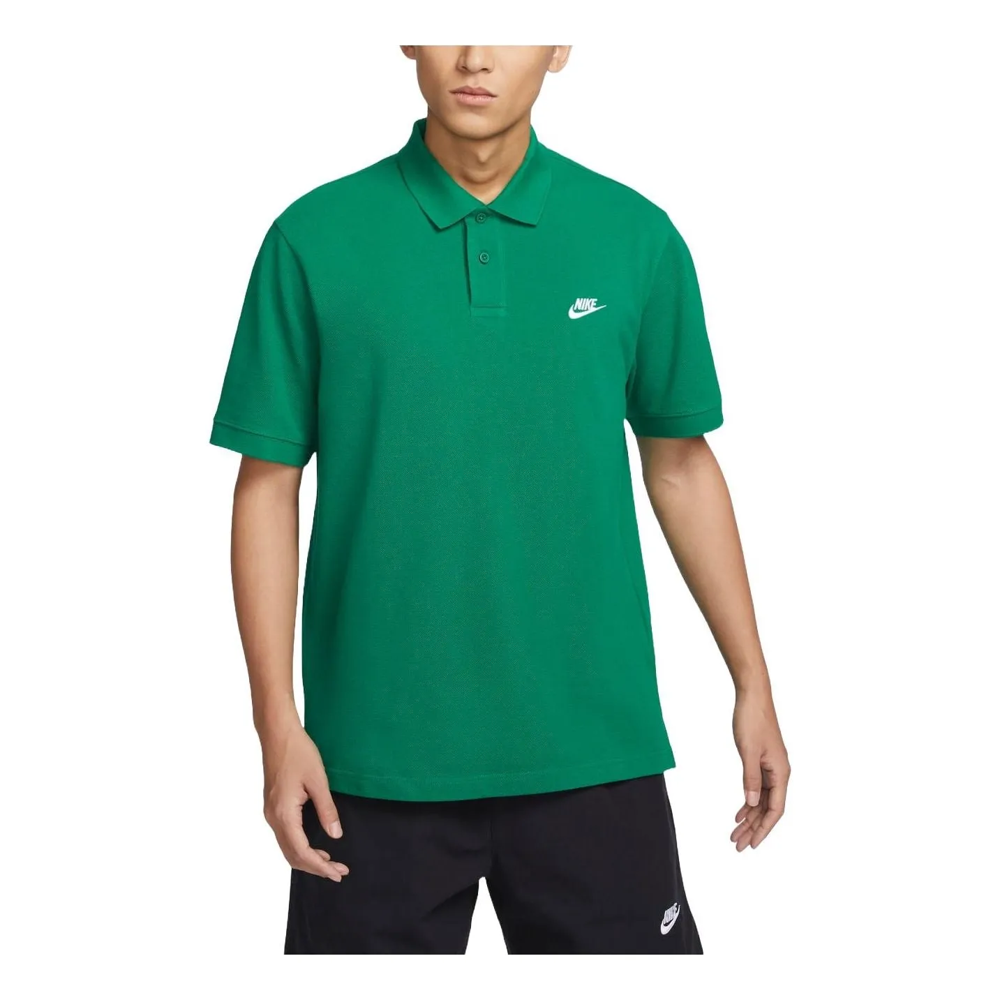 Nike Club Logo Polo Shirt Asia Sizing 'Green' FN3895-365 sold by KicksCrew