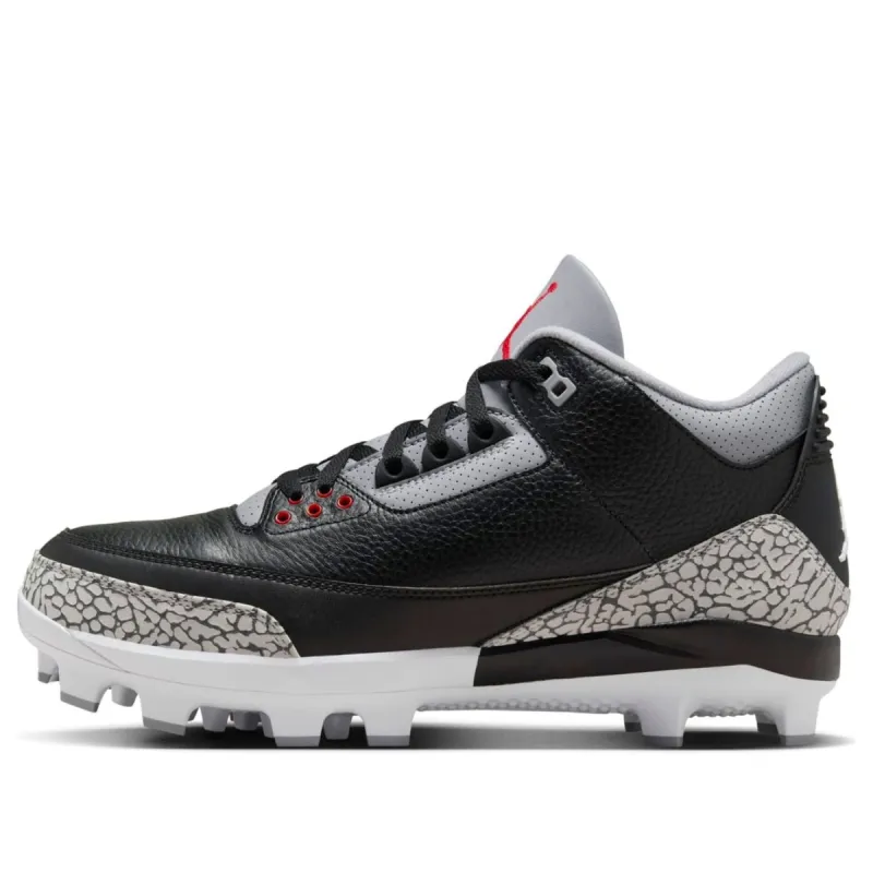Air Jordan 3 Mid Retro MCS 'Black Cement' FZ8627-001 sold by KicksCrew