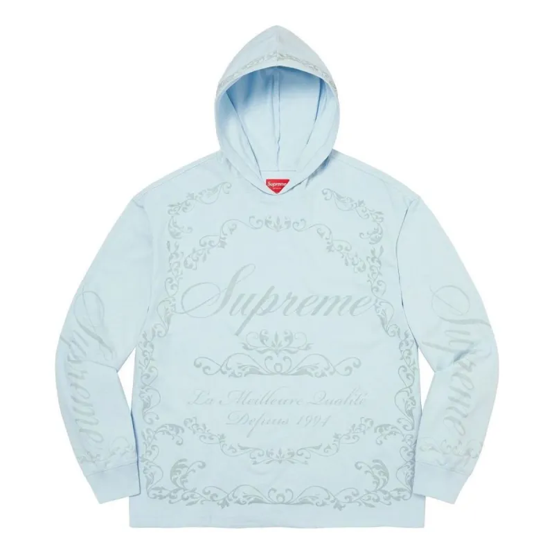 Supreme Celebre Hooded L/S Top 'Teal' SUP-SS23-070 sold by KicksCrew