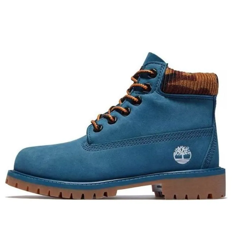 (GS) Timberland Premium 6 Inch Waterproof Boots 'Blue Suede Nubuck Camo' A2FNKBZ4 sold by KicksCrew