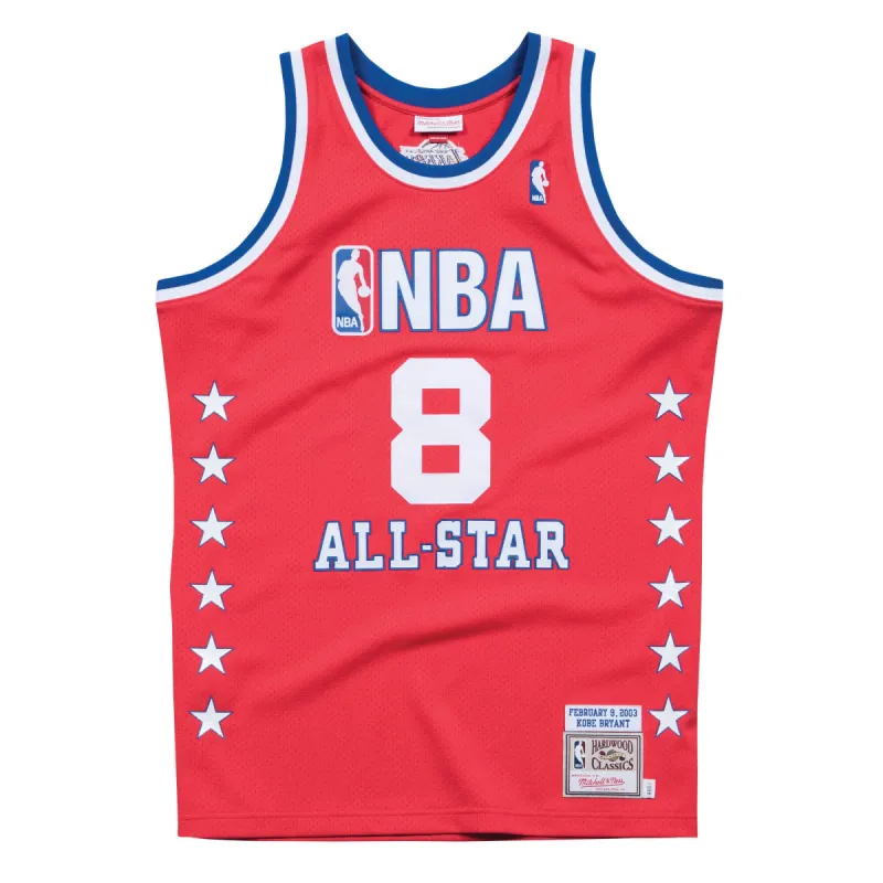 Mitchell & Ness NBA Authentic Jersey 2003 All Star West Kobe Bryant 'Red' AJY4CP19004-ASWSCAR03KBR sold by KicksCrew