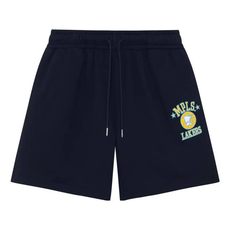 Mitchell & Ness x NBA Los Angeles Lakers Small Logo Shorts 'Black' MNJYSSS23112-BLACK sold by KicksCrew