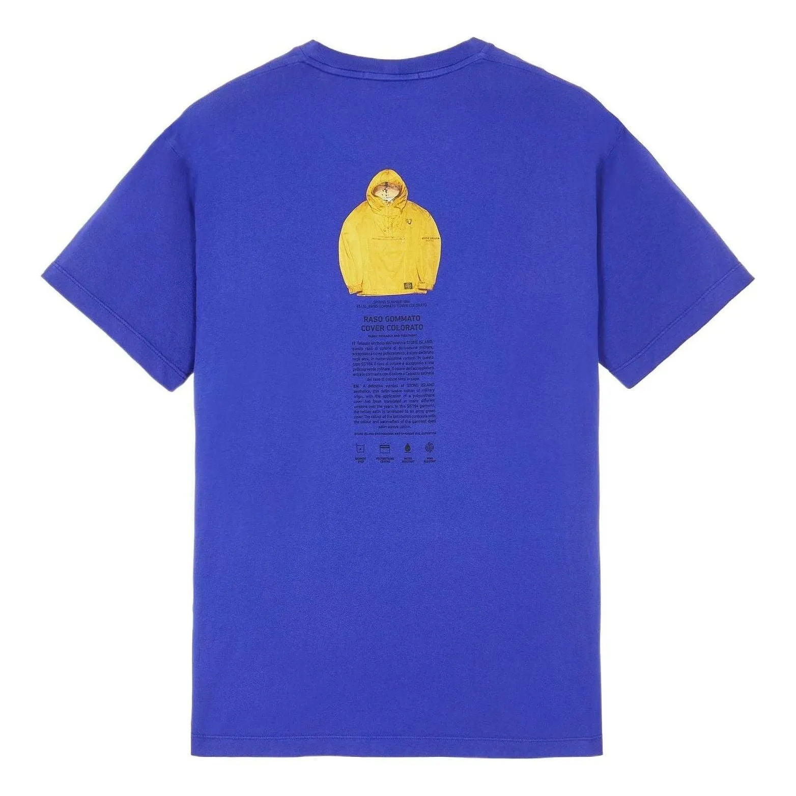 STONE ISLAND T-shirt 'Bright Blue' 76152NS91-V0022 sold by KicksCrew