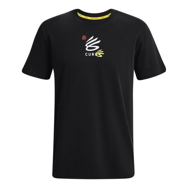Under Armour Curry 3'S Hvyweight T-shirt 'Black Multi' 1376275-001 sold by KicksCrew