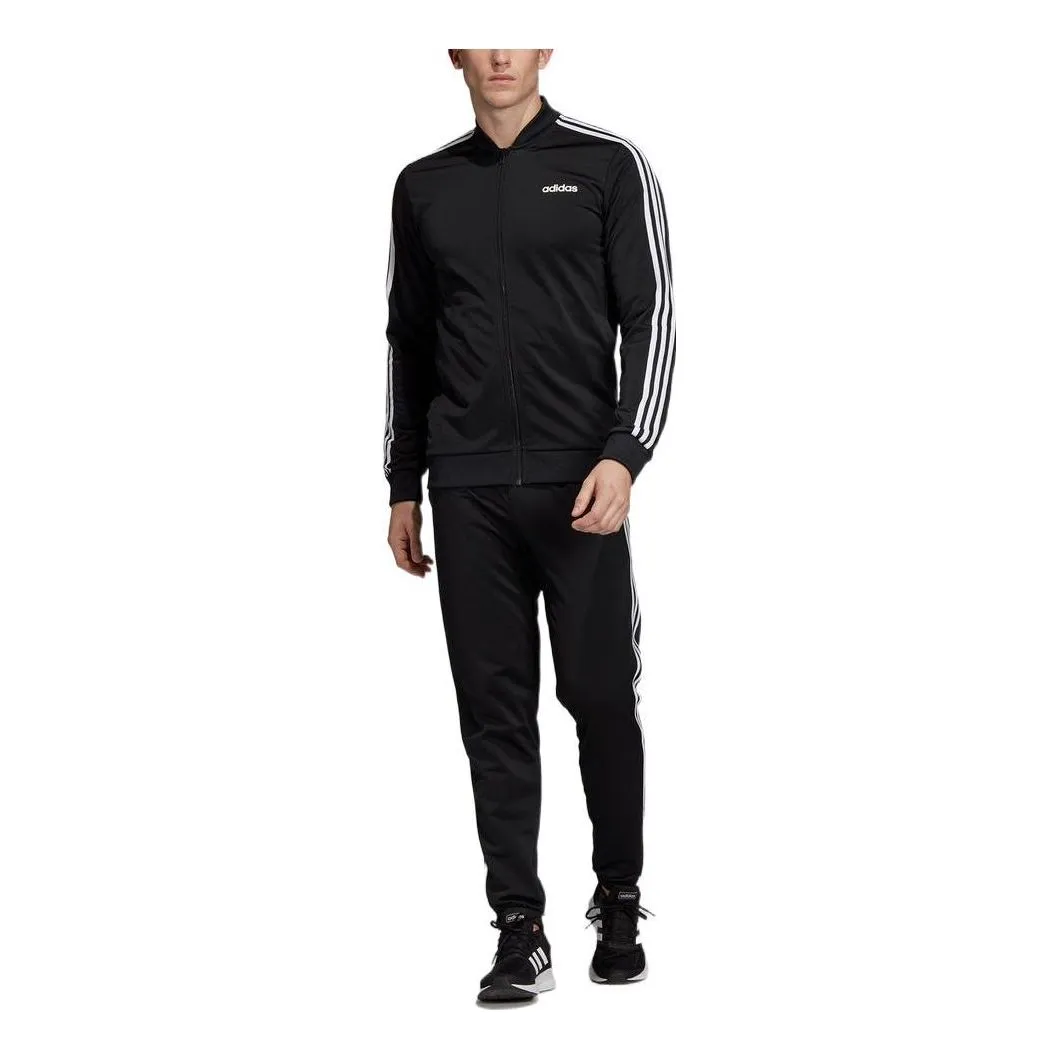 adidas 3-Stripes Track Suit Asia Sizing 'Black White' DV2448 sold by KicksCrew product image thumbnail 3
