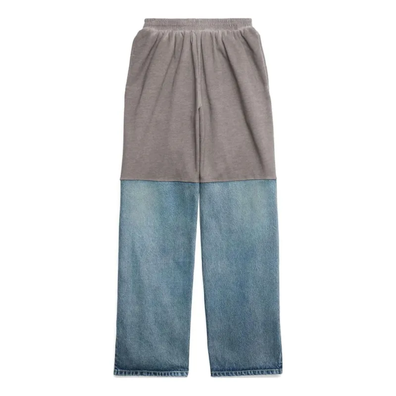 Balenciaga Patched Sweatpant 'Grey Indigo' 745264TNW014012 sold by KicksCrew