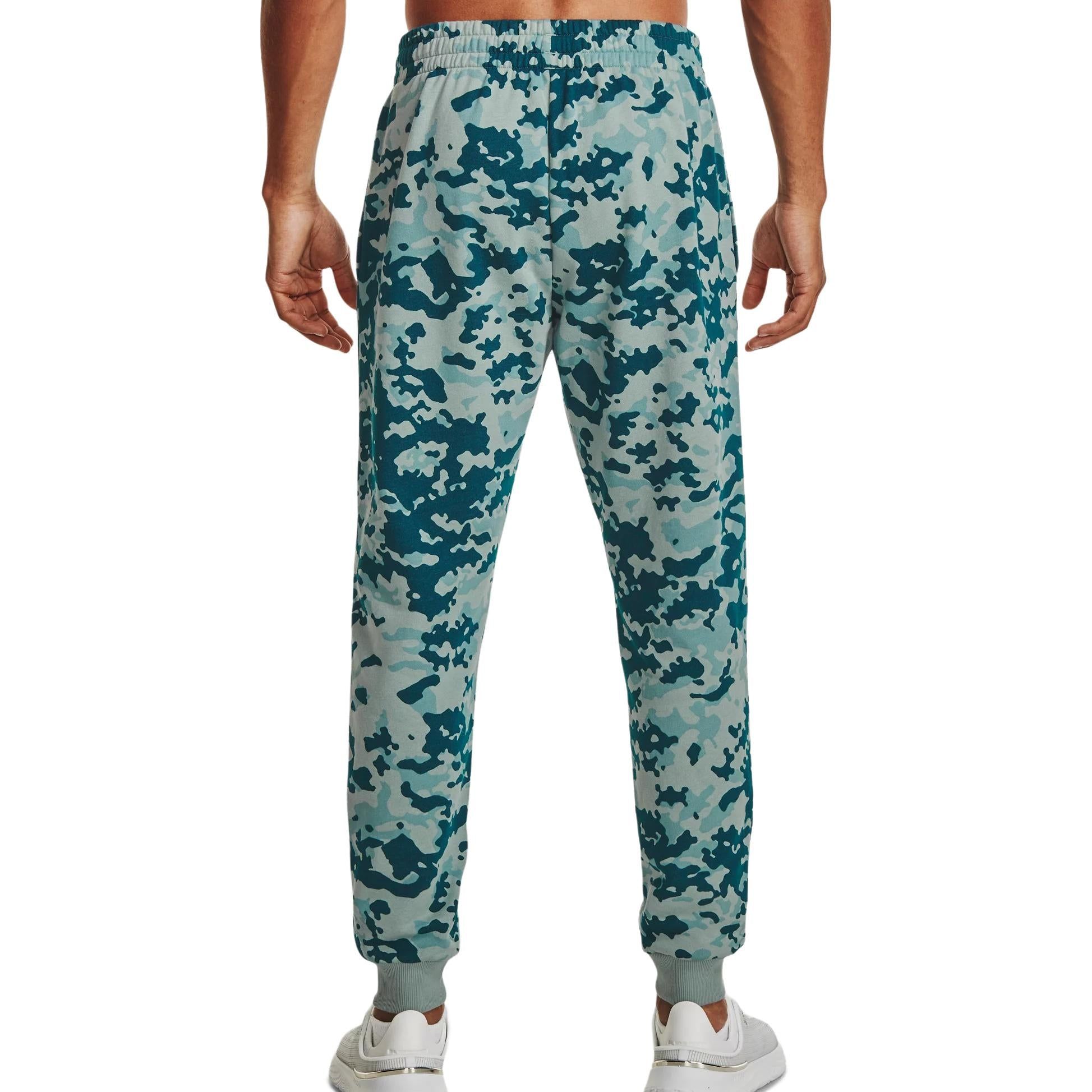 Under Armour Rival Fleece Camo Joggers Pants 'Blue Camo' 1382293-781 sold by KicksCrew product image thumbnail 5