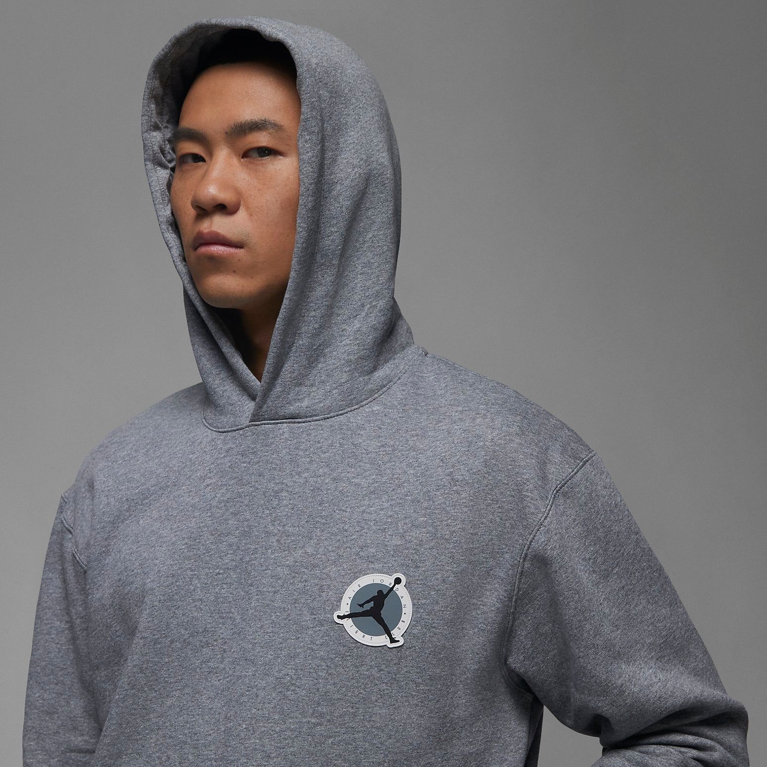 Air Jordan OK Logo Hoodie 'Grey' DV7593-091 sold by KicksCrew product image thumbnail 4