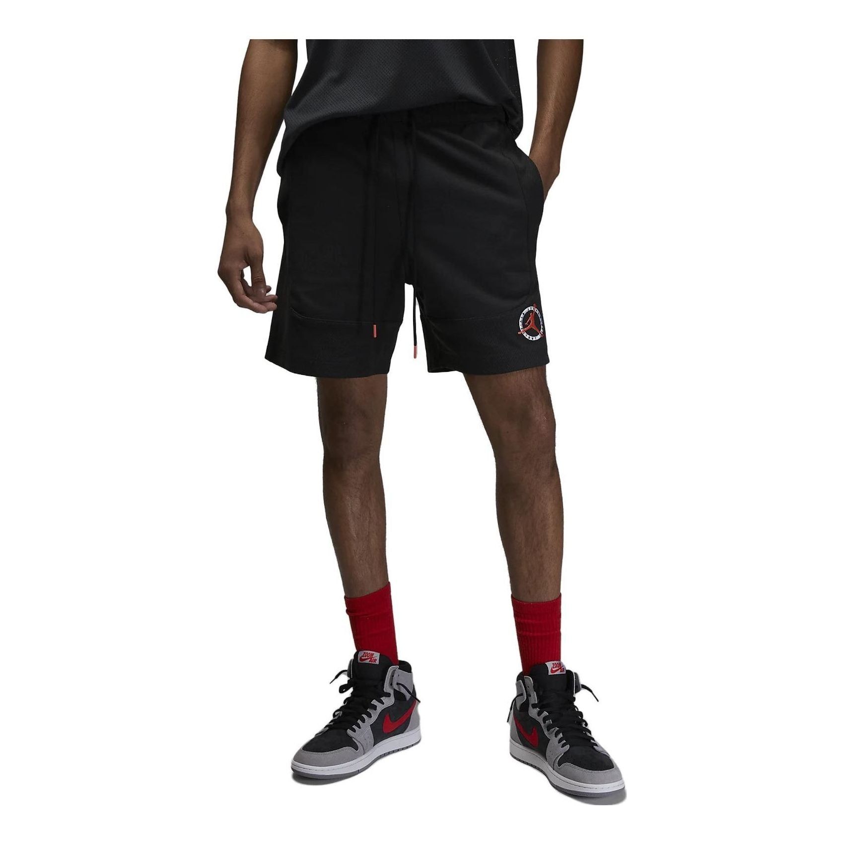 Air Jordan Flight MVP Logo Shorts 'Black' DX9723-045 sold by KicksCrew