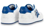 LOUIS VUITTON Rivoli Sneakers 'White with Monogram and Blue' 1AA44S sold by KicksCrew