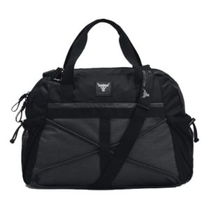 (WMNS) Under Armour Project Rock Travel Bag 'Black' 1376458-001 sold by KicksCrew