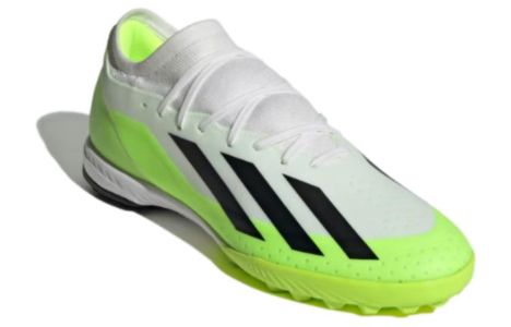Adidas X Crazyfast.3 Turf Boots 'White Core Black Lucid Lemon' ID9337 sold by KicksCrew
