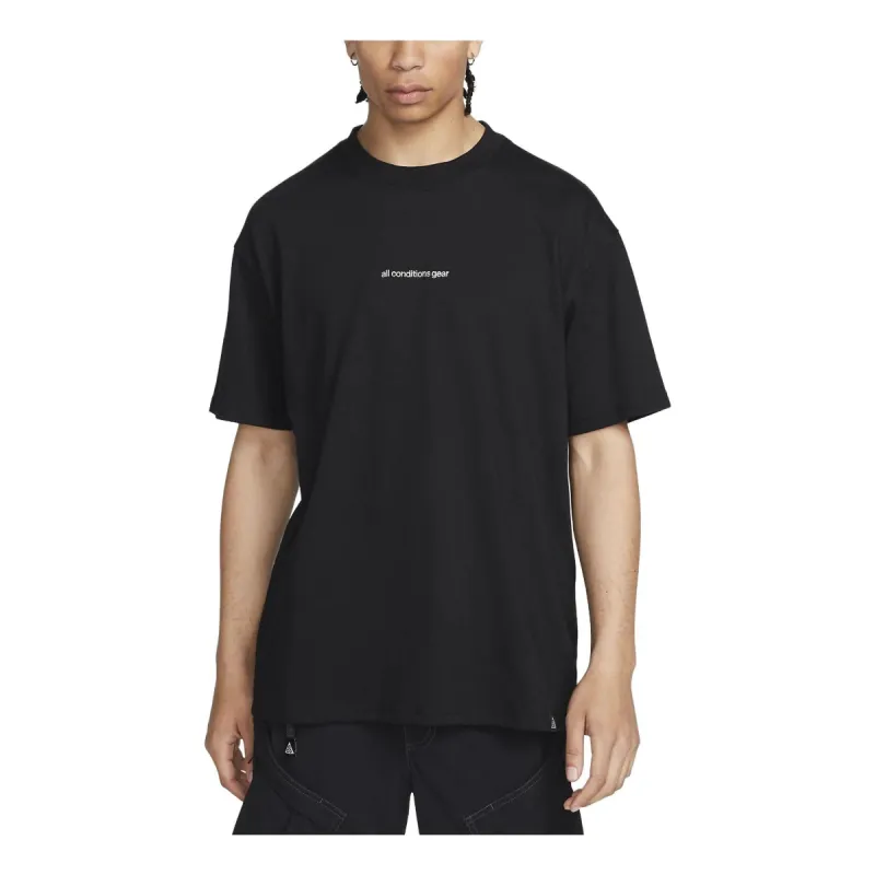Nike ACG T-Shirt 'Black' FJ2137-010 sold by KicksCrew