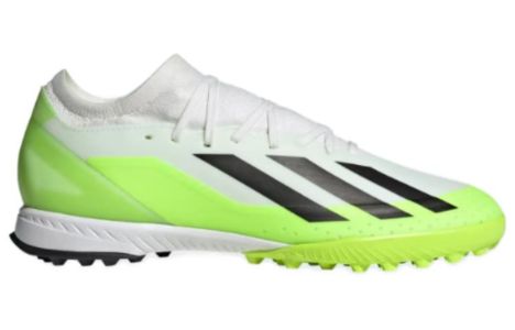 Adidas X Crazyfast.3 Turf Boots 'White Core Black Lucid Lemon' ID9337 sold by KicksCrew