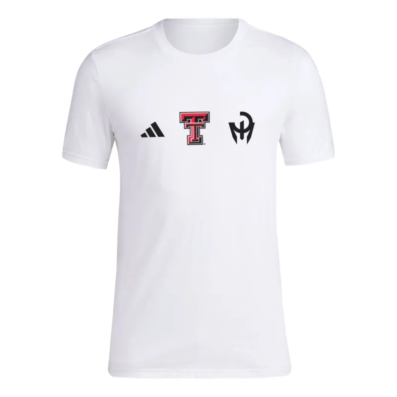 adidas Texas Tech Bowl T-shirt Asia Sizing 'White' JZ1470 sold by KicksCrew