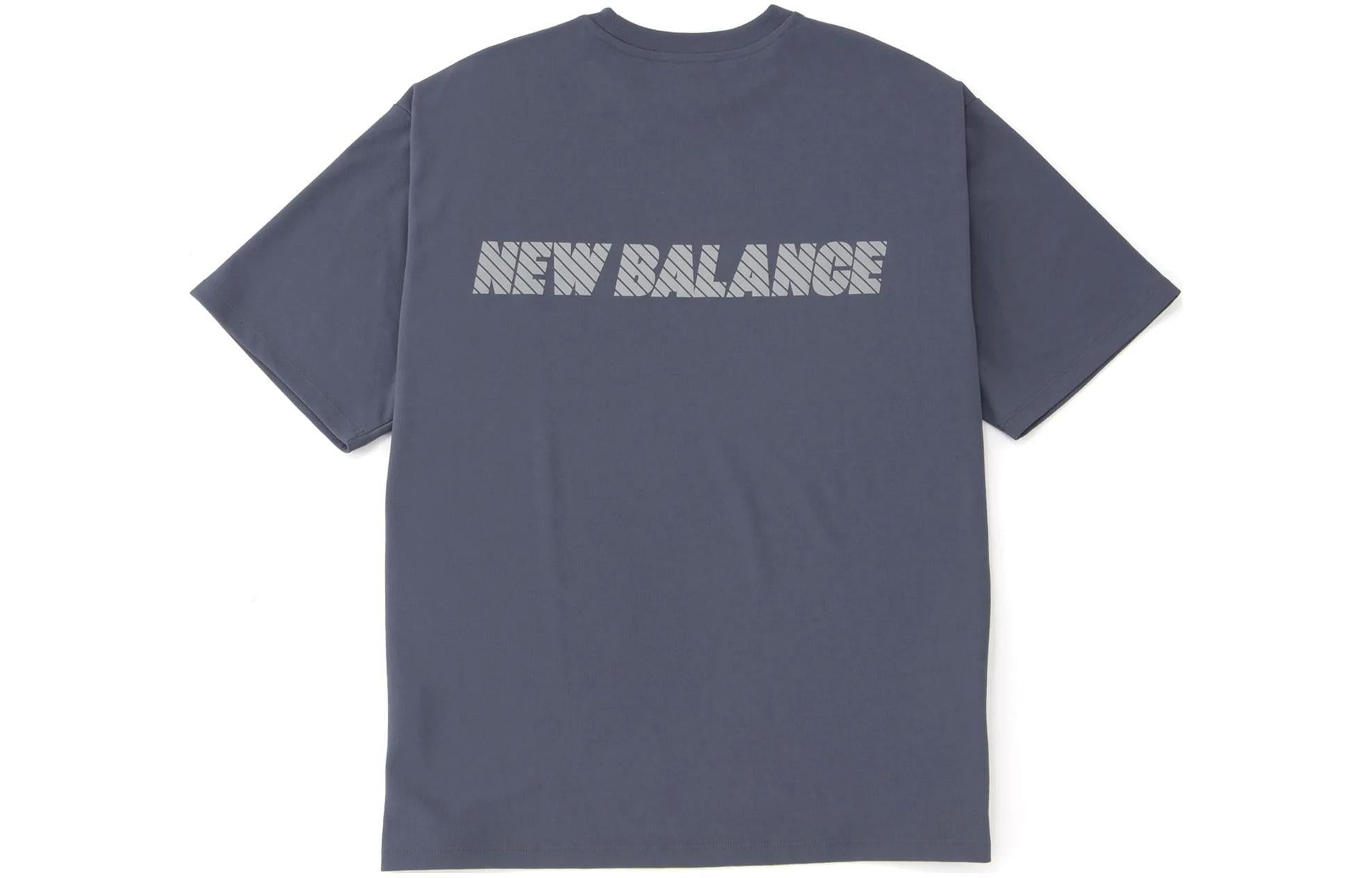 New Balance MET24 Reflection NB Logo T-Shirt 'Graphite' AMT45005-GT sold by KicksCrew product image thumbnail 2
