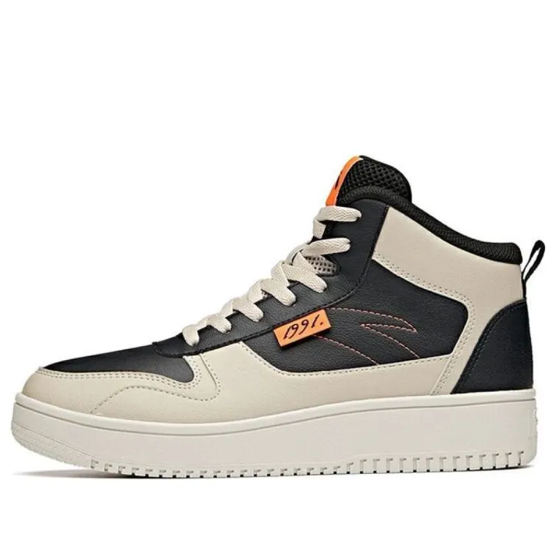 ANTA Sport Skate Shoes 'Beige Black Orange' 912038010-12 sold by KicksCrew