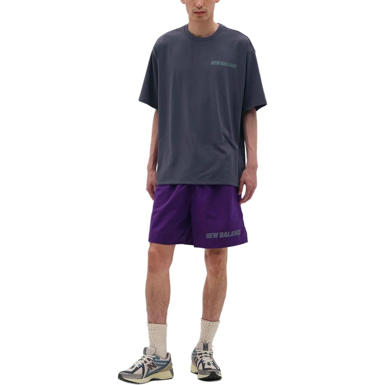 New Balance MET24 Reflection NB Logo T-Shirt 'Graphite' AMT45005-GT sold by KicksCrew product image thumbnail 3