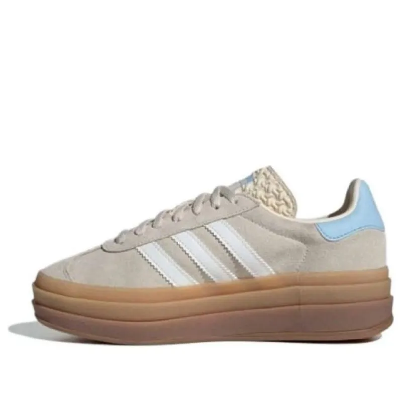 (GS) adidas originals Gazelle Bold 'Grey Brown White' JH5540 sold by KicksCrew