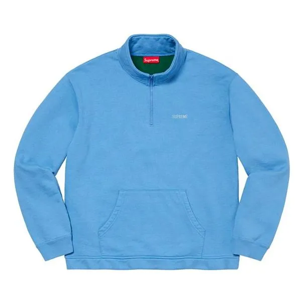 Supreme Cross Half Zip Sweatshirt 'Blue Green Red' SUP-SS20-646 sold by KicksCrew