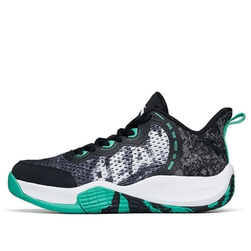 (GS) ANTA Basketball Series Sneakers 'Black Green White' 312221103-3 sold by KicksCrew
