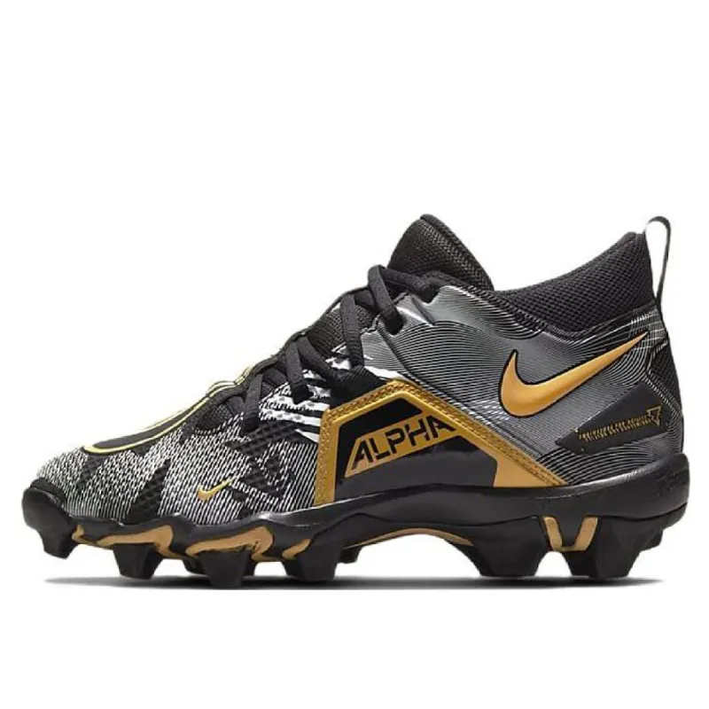 (GS) Nike Alpha Menace 3 Shark RW 'Black Gold' CV0585-071 sold by KicksCrew