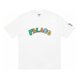 Palace X WWE SS23 Logo T-Shirt 'White' P22TS460 sold by KicksCrew