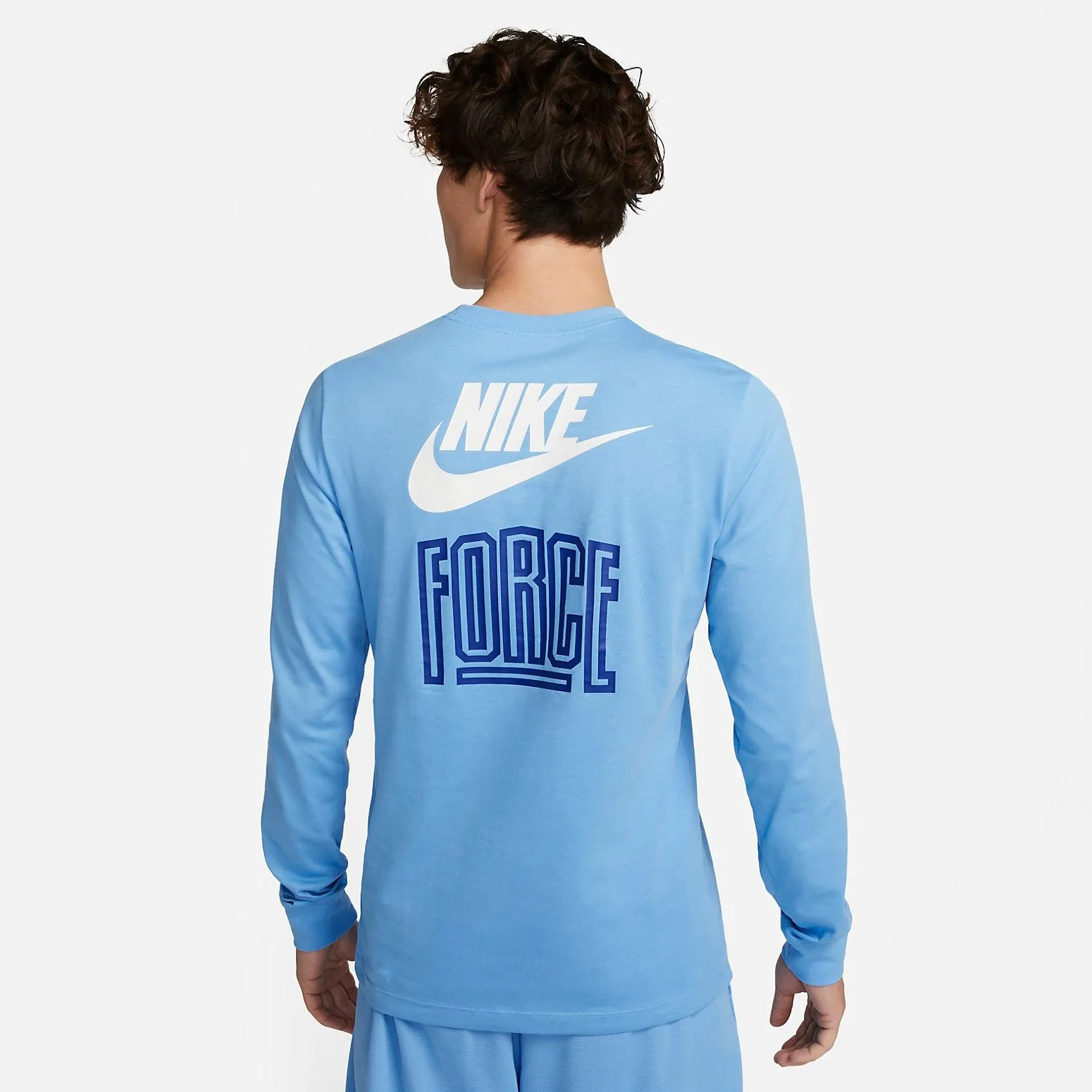 Nike Basketball Long Sleeve T-Shirt 'Sky Blue' DZ2690-416 sold by KicksCrew product image thumbnail 2