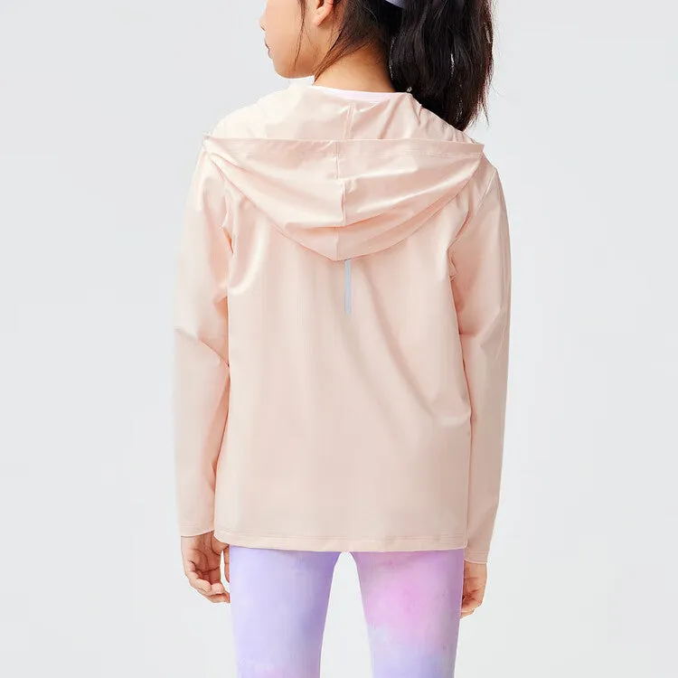 (GS) ASICS Logo Jacket 'Pink' 332241053089-0620 sold by KicksCrew product image thumbnail 4