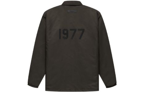 Fear of God Essentials FW22 Nylon Coaches Jacket 'Off Black' FOG-FW22-609 sold by KicksCrew