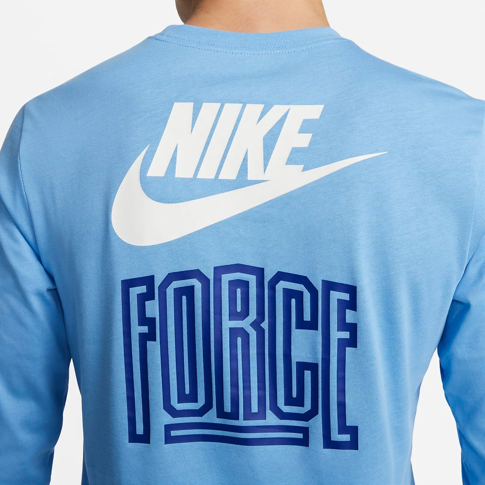 Nike Basketball Long Sleeve T-Shirt 'Sky Blue' DZ2690-416 sold by KicksCrew product image thumbnail 3