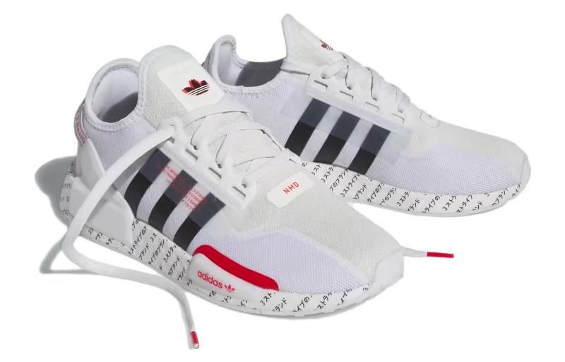 adidas NMD_R1 V2 Japanese Print 'White Red' ID2853 sold by KicksCrew product image thumbnail 3