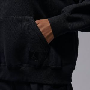 (WMNS) Air Jordan Flight Fleece Top 'Black' FD7222-010 sold by KicksCrew