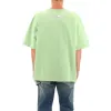 HERON PRESTON FW21 CTNMB Logo T-shirt 'Green White' HMAA025F21JER0025501 sold by KicksCrew