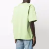 HERON PRESTON FW21 CTNMB Logo T-shirt 'Green White' HMAA025F21JER0025501 sold by KicksCrew