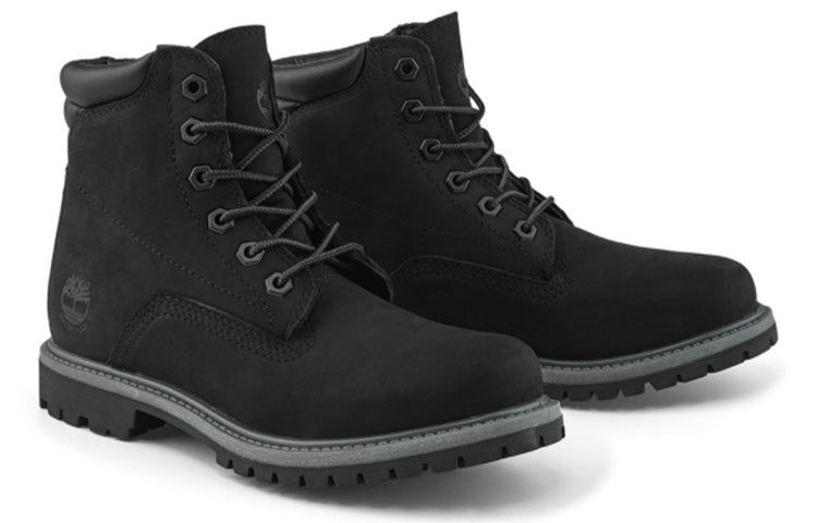 (WMNS) Timberland Waterville 6-Inch Waterproof Wide-Fit boots 'Black' A17VMW sold by KicksCrew product image thumbnail 4