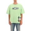HERON PRESTON FW21 CTNMB Logo T-shirt 'Green White' HMAA025F21JER0025501 sold by KicksCrew