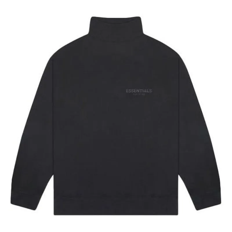 Fear of God Essentials FW20 Half Collar Pullover 'Black' 192250500214001 sold by KicksCrew
