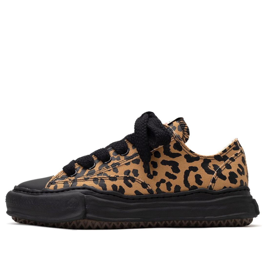 Maison MIHARA YASUHIRO PETERSON OG Sole Leopard Canvas Low-top Sneaker 'Brown' A10FW716-BRN sold by KicksCrew