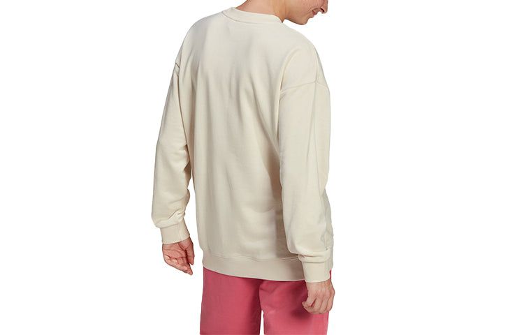 (WMNS) adidas Retro Luxury Crew Sweatshirt 'Beige' HL0048 sold by KicksCrew product image thumbnail 2