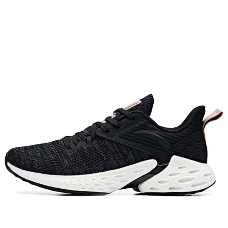 (WMNS) ANTA Running Series Sneakers 'Black Wormhole Technology' 12935588-1 sold by KicksCrew
