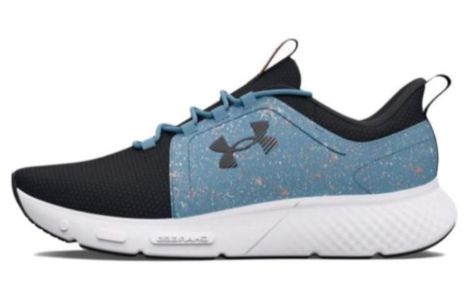 (WMNS) Under Armour Charged Propel Paint Splatter Sneakers 'Blue Black' 3026853-100 sold by KicksCrew