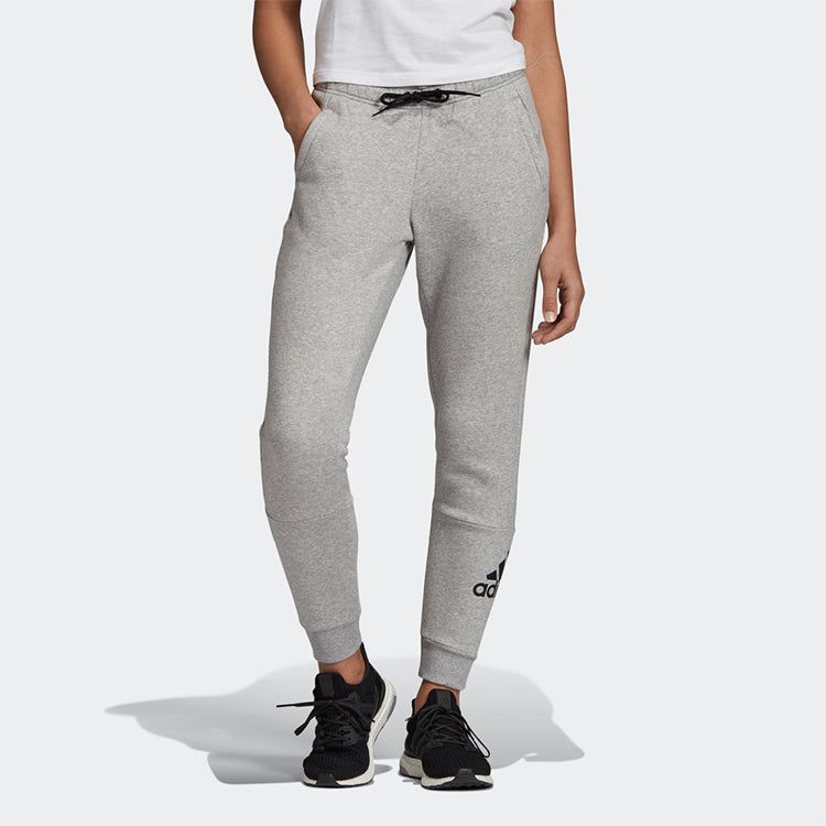 (WMNS) Adidas Sportswear Badge Of Sport Sweat Pants 'Grey' DX7966 sold by KicksCrew product image thumbnail 3
