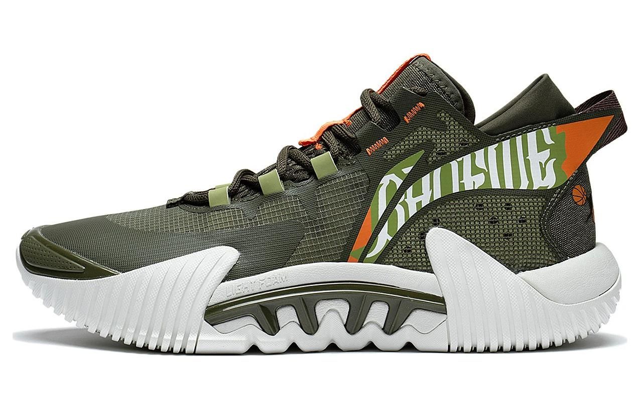 Li-Ning BadFive 2 Low 'Olive Green' ABFS003-12 sold by KicksCrew product image thumbnail 2