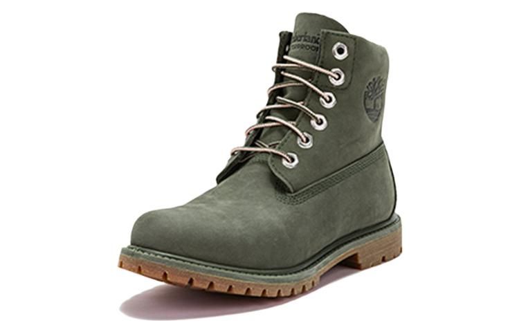 (WMNS) Timberland Nellie 6 Inch Waterproof Boots 'Dark Green Nubuck' A44JU sold by KicksCrew product image thumbnail 2
