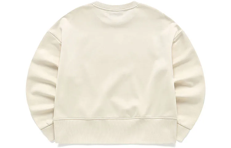 (WMNS) FILA FUSION Logo Pullover 'Beige' T11W145206F-IY sold by KicksCrew product image thumbnail 2