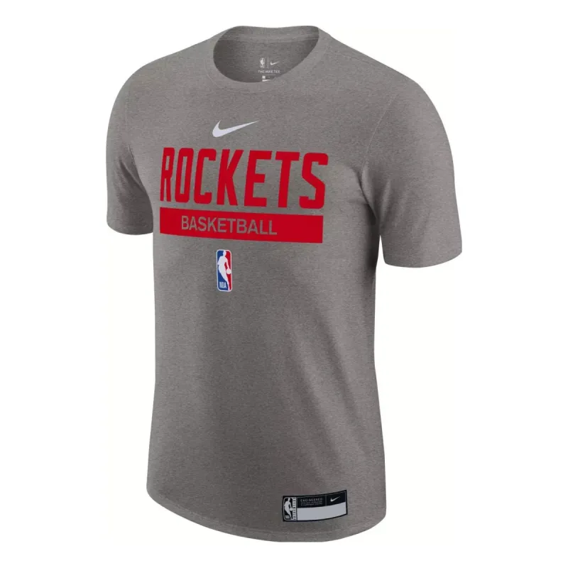 Nike x NBA Houston Rockets Practice Performance T-Shirt 'Grey' DR6465-063 sold by KicksCrew