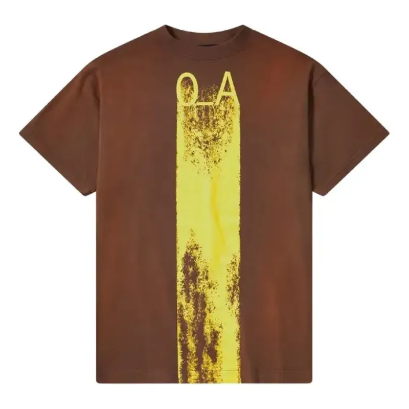 A-COLD-WALL* Plaster Graphic-print Cotton T-shirt 'Brown' ACWMTS093-DABR sold by KicksCrew